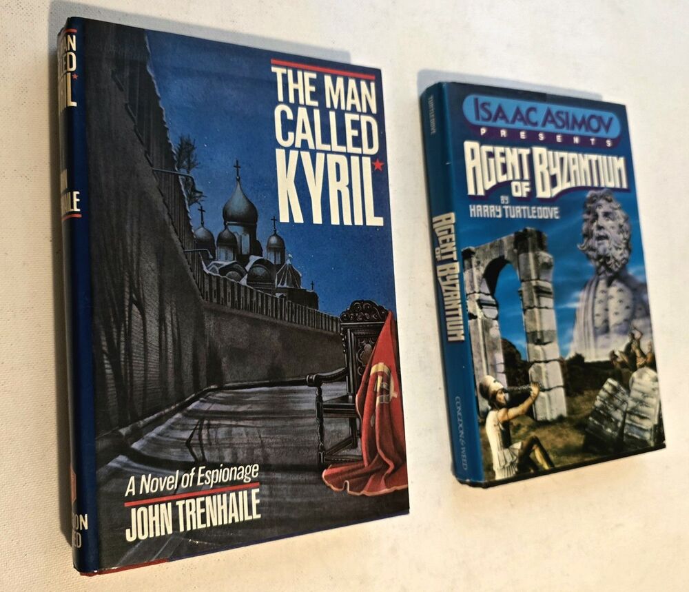 John TRENHAILE The Man Called Kyril 1st Ed HC 1981 & Isaac Asimov Byzantium 1987